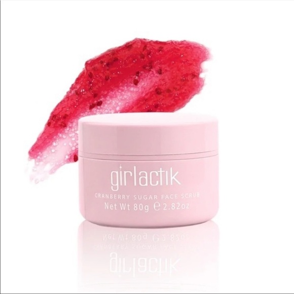 Girlactik NEW Cranberry Sugar Face Scrub - Picture 1 of 4